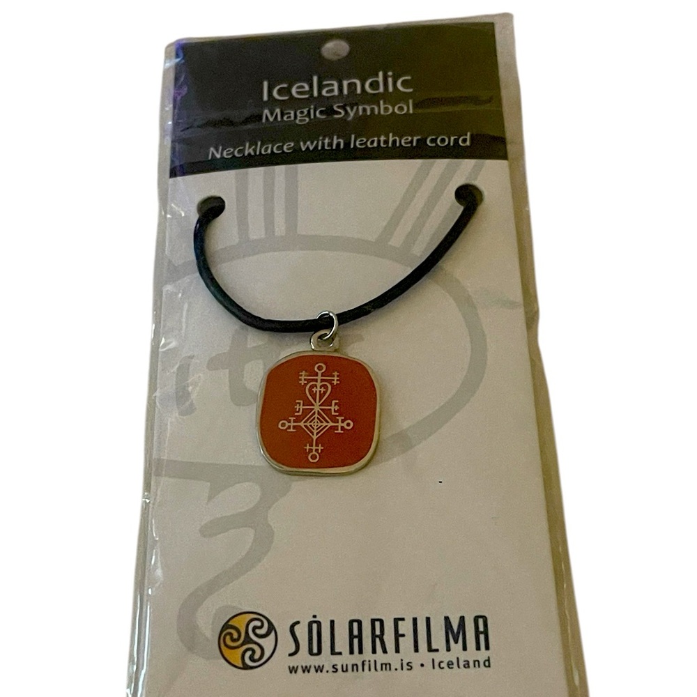 New Icelandic Magic Symbol necklace. LOVE